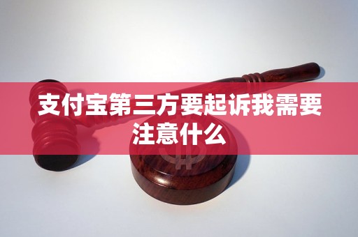 方要起诉我需要注意什么马竞合作伙伴支付宝第三